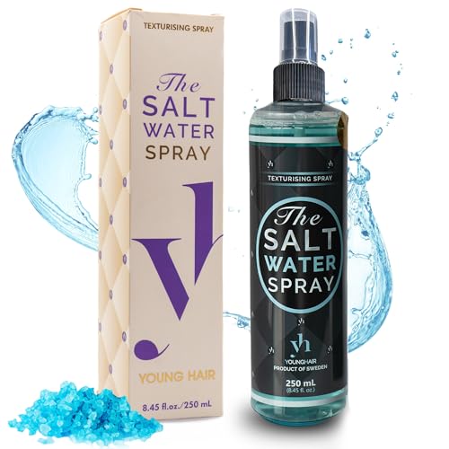 Younghair The Salt Water Spray – Salzspray & Meersalz-Haarstyling – Meersalzspray für Haarvolumen – Meersalzspray für Männer und Frauen 250ml