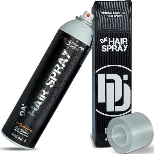 Da Dude Da Haarspray - Haarspray für Männer - Mattes Finish -Starker Halt - Perfekt für Herren-Styling - Großformatig 400ml