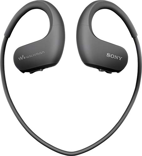 Sony bluetooth, mit Kabelgebunden, NW-WS413 Wasserdichter All-in-One-MP3-Player, 4 GB, schwarz