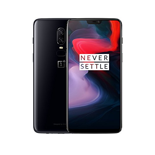OnePlus 6 Smartphone (15,95 cm (6,28 Zoll) 19:9 Touch-Display, 64 GB interner Speicher, Android 8.1 Oreo / Oxygen OS 5.1), Mirror Black