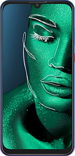 ZTE Smartphone Blade V10 (16 cm (6,3 Zoll) FHD+ Display, 64 GB interner Speicher, 32 MP AI-Selfie- und 16+5 MP Dual-Hauptkamera, Dual-SIM, Android 9) Gradual Blau