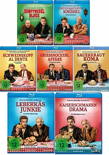 Eberhofer - 7 Blu-Ray Set (Dampfnudelblues + Winterkartoffelknödel + Schweinskopf al dente + Grießnockerlaffäre + Sauerkrautkoma + Leberkäsjunkie + Kaiserschmarrndrama) im Set [7 Blu-rays]