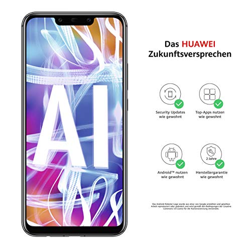 Huawei Mate20 lite Dual Nano-SIM Smartphone BUNDLE (16 cm (6.3 Zoll), 64 GB interner Speicher, 4 GB RAM, 20 MP + 2 MP Kamera, Android 8.1, EMUI 8.2) schwarz [Exklusiv bei Amazon] - Deutsche Version
